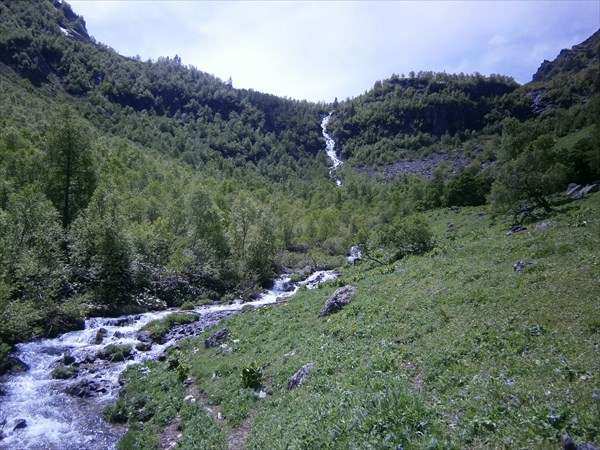 Водопад реки Орленок